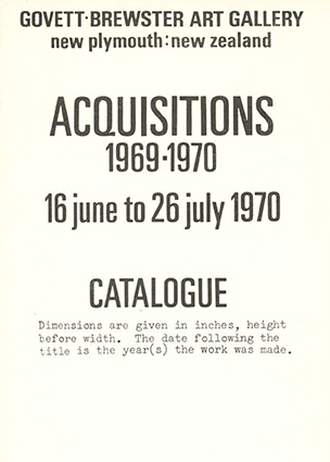 Image of a catalogue cover, with type outlining the exhibition details Image of a catalogue cover, with type outlining the exhibition details