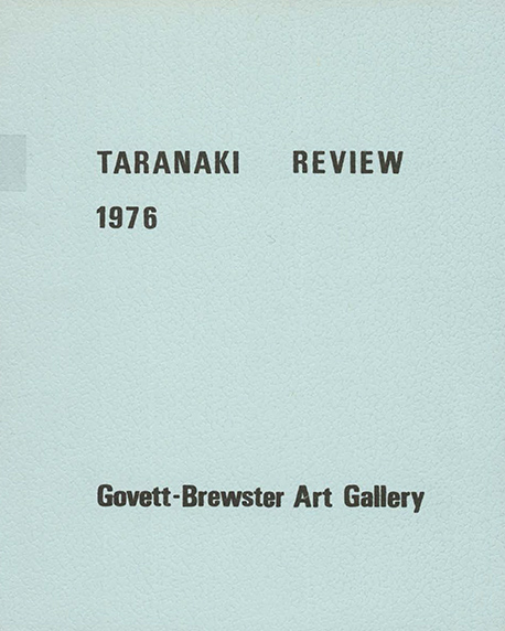 Cover image with text stating Taranaki Review 1976 Cover image with text stating Taranaki Review 1976