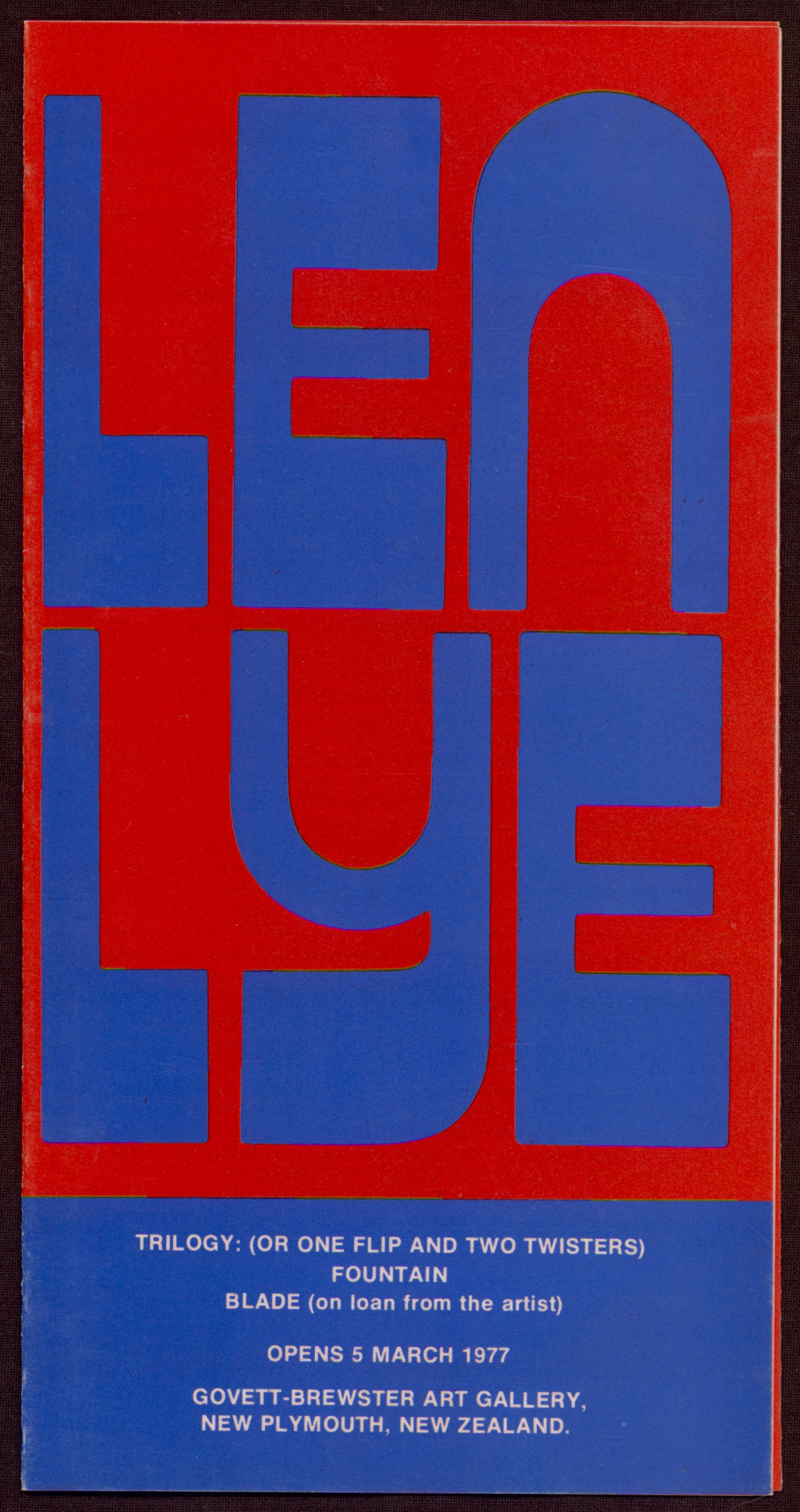 1977 March Len Lye Trilogy 0001 1977 March Len Lye Trilogy 0001