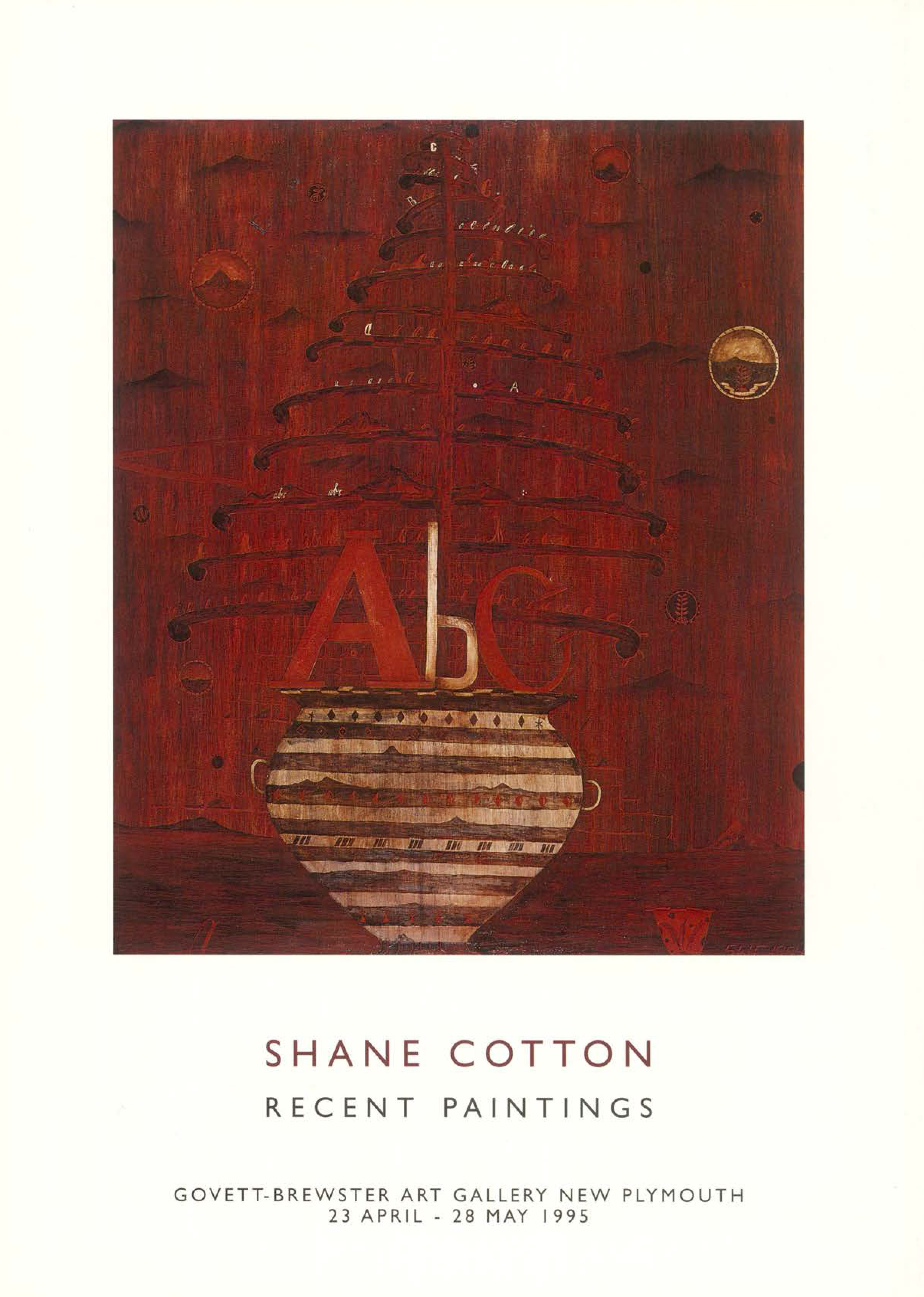 1995 Apr May Shane Cotton Recent Paintings 1 1995 Apr May Shane Cotton Recent Paintings 1