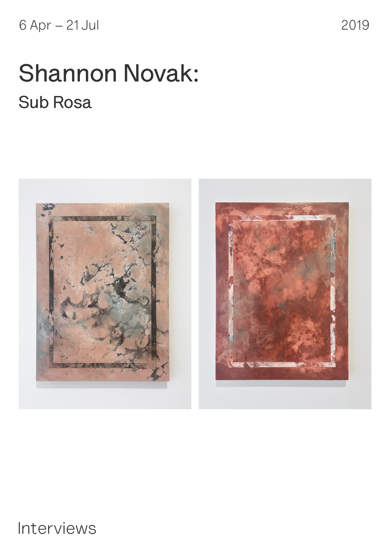 2019 Shannon Novak Sub Rosa 2019 Shannon Novak Sub Rosa