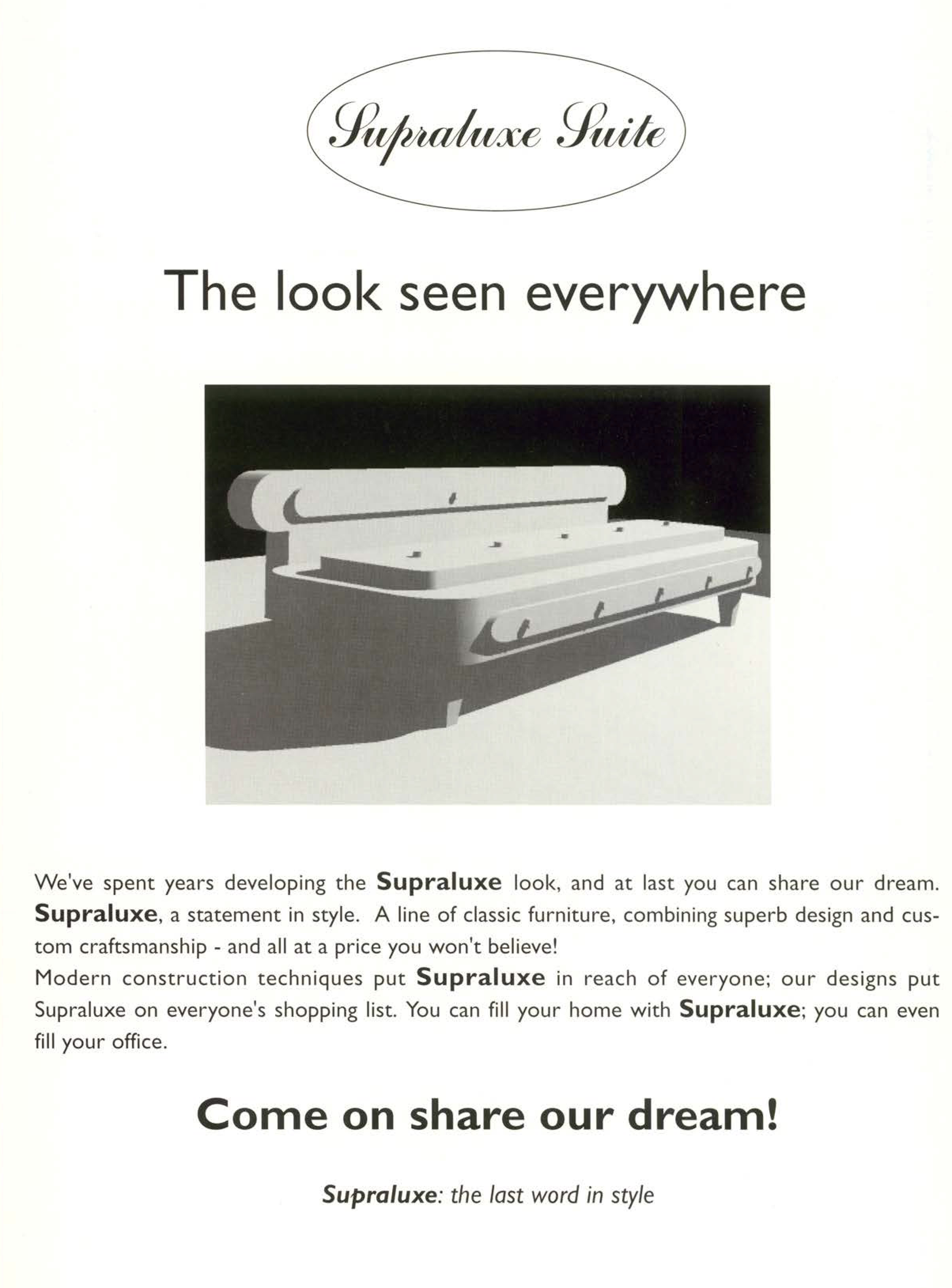 1992 Superluxe Suite 1 1992 Superluxe Suite 1